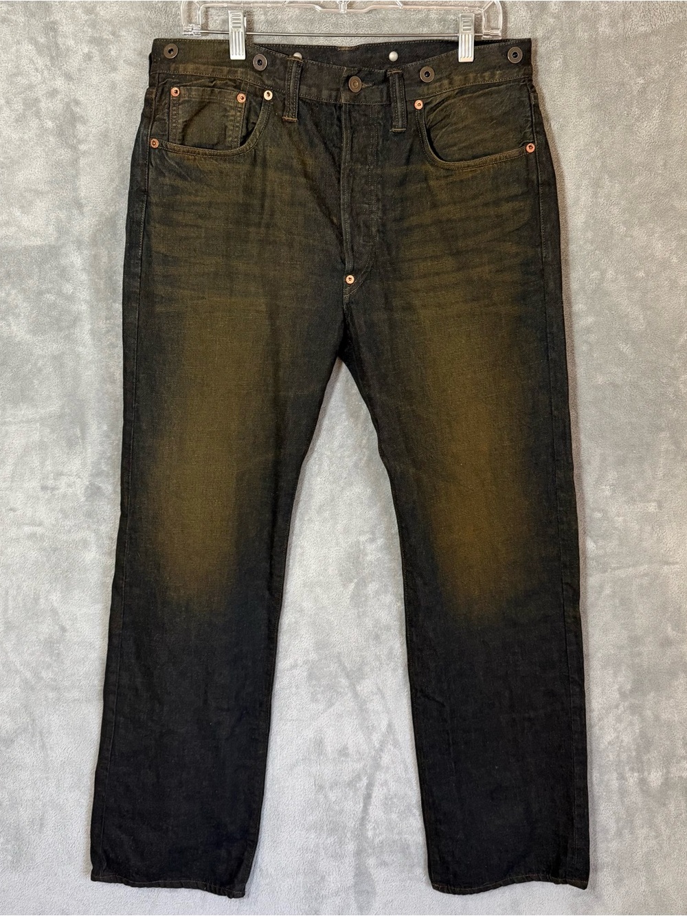 RRL Double RL Jeans Men 33x32 (Inseam 30.5) Waist Overalls Denim Vintage Style